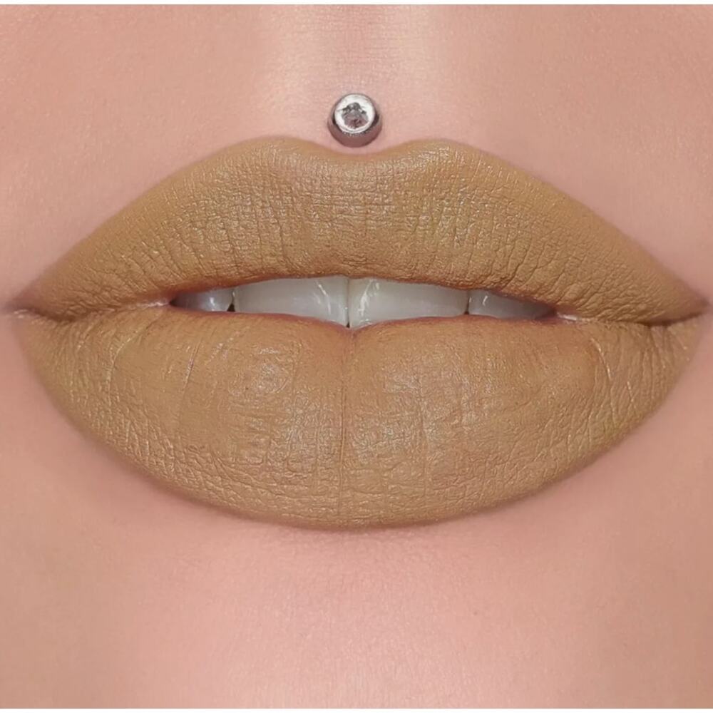 Jeffree Star Velvet Trap Unphazed Nude Olive Brown Matte Lipstick New In Box